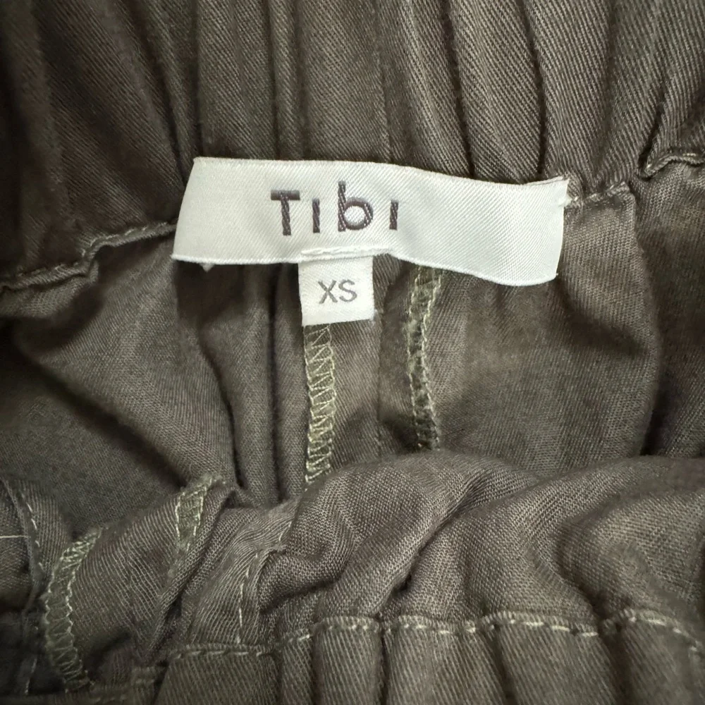Tibi Cotton green jogger with zipper - Picture 3 of 3